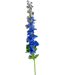 Fiore artificiale Delphinium 79 cm blu