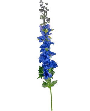 Fiore artificiale Delphinium 79 cm blu