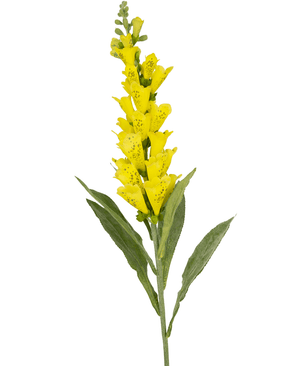 Fiore artificiale Foxglove 90 cm giallo