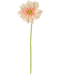 Fiore artificiale Gerbera mini 47 cm rosa tenue