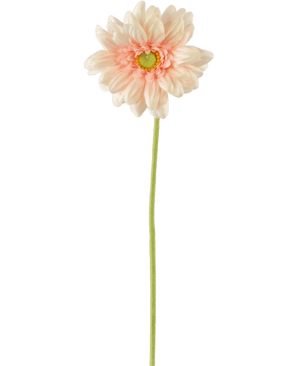 Fiore artificiale Gerbera mini 47 cm rosa tenue