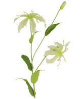 Fiore artificiale Gloriosa 81 cm bianco