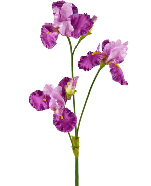 Fiore artificiale Iris 102 cm viola