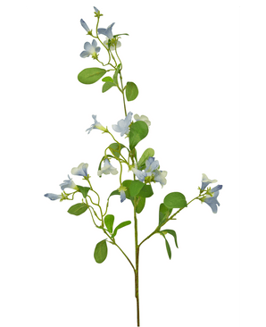 Fiore artificiale Minthe 95 cm blu