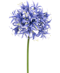 Fiore artificiale Nerine 70 cm viola