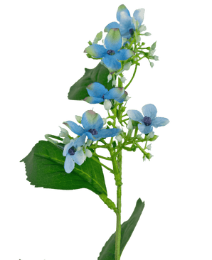 Fiore artificiale Ortensie selvatica 93 cm blu