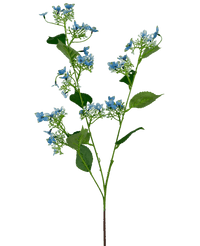 Fiore artificiale Ortensie selvatica 93 cm blu