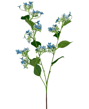 Fiore artificiale Ortensie selvatica 93 cm blu