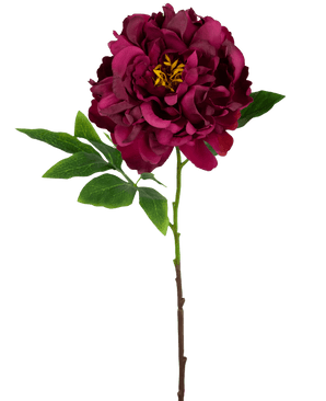 Fiore artificiale Peonia 61 cm viola