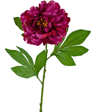 Fiore artificiale Peonia 77 cm viola