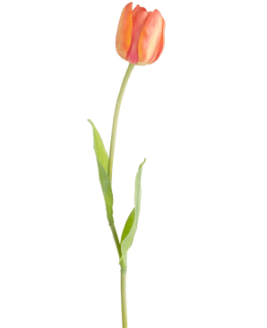 Fiore artificiale Tulipano francese 63 cm arancione