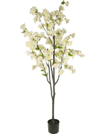 Fiori di ciliegio finti 180 cm bianco