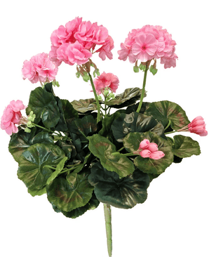 Gerani finti 40 cm rosa