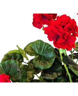 Gerani finti 40 cm rosso