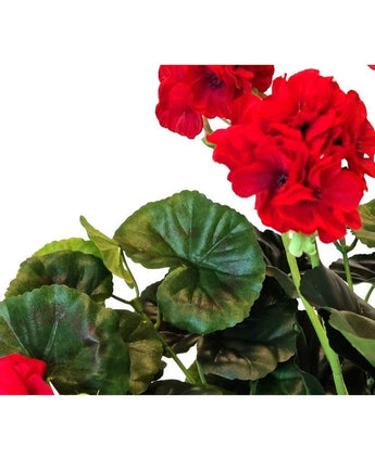 Gerani finti 40 cm rosso