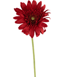 Gerbera artificiale 53 cm rossa