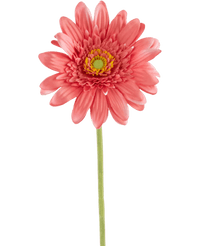 Gerbera artificiale 55 cm rosa