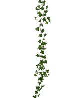 Ghirlanda di Edera finta pendente Deluxe 180 cm verde