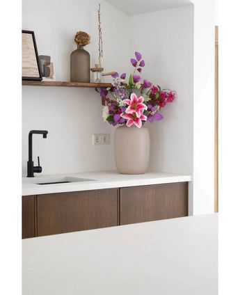 Kunstboeket Purple Flora 80 cm