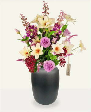 Kunstboeket Purple Garden 70 cm