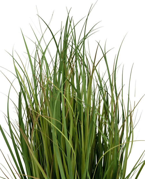 Ciuffo di erba artificiale di verde lungo e sottile Erba artificiale Dogtail Erba cipolla Crusca 80 cm, ignifuga.