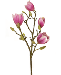 Magnolia artificiale 50 cm rosa