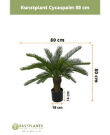 Palma finta Cycad 80 cm