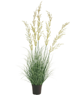Pianta d'erba artificiale Grano 90 cm