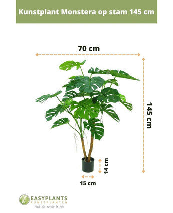 Piante Finte Monstera su stelo 145 cm