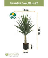 Piante Finte Yucca 100 cm UV