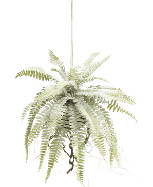 Piante Finte da appendere Felce smerigliata su palla 76 cm