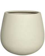 Plantenbak Polystone Coated Plain Skarf Beige