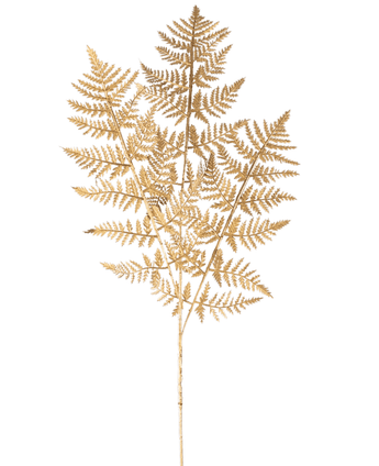 Ramo artificiale Fern 78 cm oro