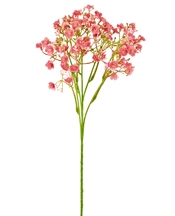 Ramo artificiale Gypsophila 48 cm rosa vintage