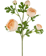 Ramo artificiale Ranunculus x5 Real Touch rosa 62 cm