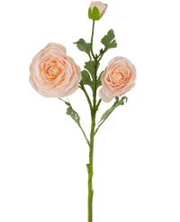 Rosa artificiale "Emine" Real Touch Peach 62 cm