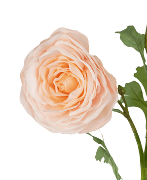 Rosa artificiale "Emine" Real Touch Peach 62 cm