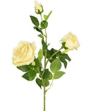 Rosa artificiale Neo deluxe 75 cm beige