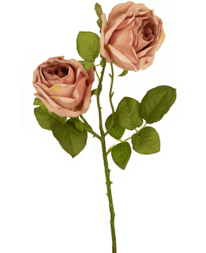 Rose finte Deluxe 55 cm rosa