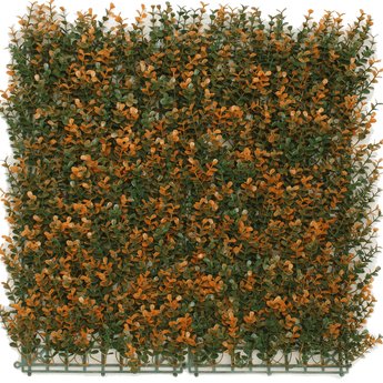 Siepe artificiale Buxus arancione 50x50 cm UV