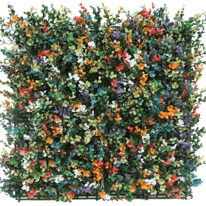 Siepe artificiale Buxus multicolore 50x50 cm UV