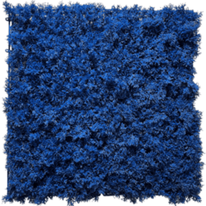 Siepe artificiale Moss Blue resistente al fuoco 50x50cm