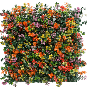 Siepe artificiale Pachysandra multicolore 50x50 cm UV