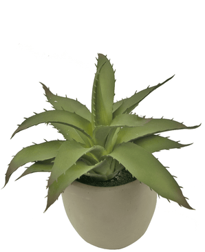Succulenta artificiale di 20 cm in vaso ornamentale