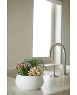 Succulente artificiali da giardino 14 cm in vaso ornamentale