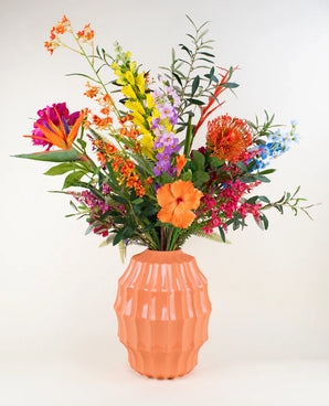 Composizione fiori finti Tropicana XL 100 cm