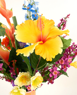 Zijden kunstbloemen boeket Tropicana