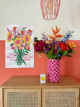 Zijden kunstbloemen boeket Tropicana