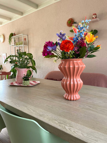 Zijden kunstbloemen boeket Tropicana