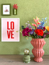 Zijden kunstbloemen boeket Tropicana